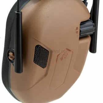 Earmor M300A actieve gehoorbescherming, EN352, Coyote tan