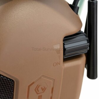Earmor M300A actieve gehoorbescherming, EN352, Coyote tan