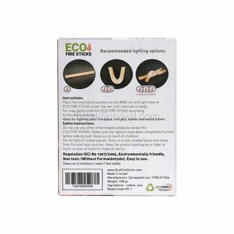 Eco Fire starter Sticks 18 stuks