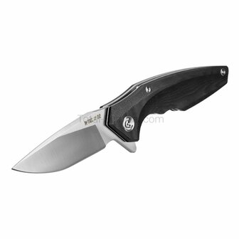 M-Tac type 20 EDC zakmes D2 staal, zwart