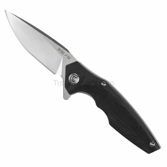 M-Tac type 20 EDC zakmes D2 staal, zwart