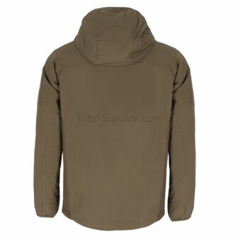 AB lichtgewicht isolatiejas Level 4 ECWCS met PrimaLoft&reg; met capuchon, RAL7013 Ranger groen
