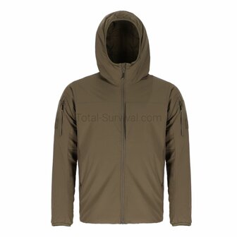 AB lichtgewicht isolatiejas Level 4 ECWCS met PrimaLoft&reg; met capuchon, RAL7013 Ranger groen