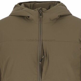 AB lichtgewicht isolatiejas Level 4 ECWCS met PrimaLoft&reg; met capuchon, RAL7013 Ranger groen
