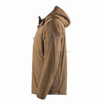 AB lichtgewicht isolatiejas Level 4 ECWCS met PrimaLoft&reg; met capuchon, Coyote tan