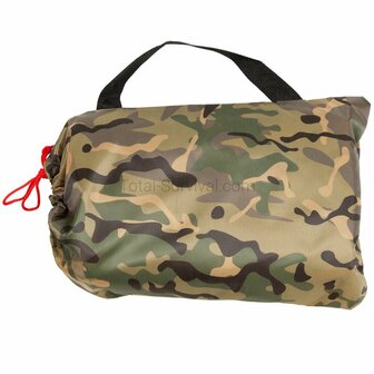 MFH Tarpaulin, 190T polyester, BTP Multicam, metal eyes, 300 x 400CM