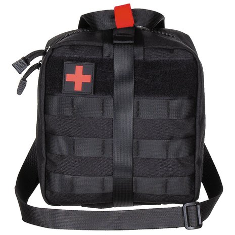 Tactical Pouch, First Aid, large, "MOLLE", black
