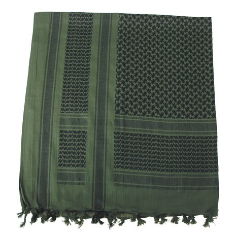 PLO sjaal "Shemagh" groen-zwart