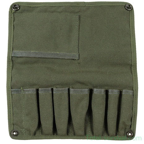 Sac à outils britannique pour kit de nettoyage d'armes, vert