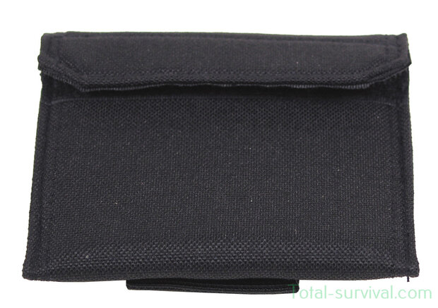 ID wallet nylon, black