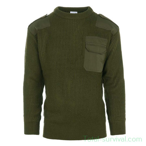 Fostex Commando sweater acrylic, green