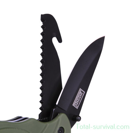 Fosco Bushcraft knife, green
