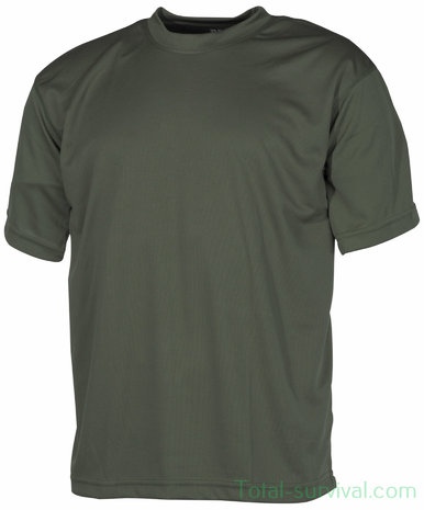 T-Shirt "Tactical" halbarm, oliv grün