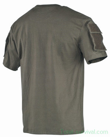 US short sleeve shirt mit Ärmeltaschen, OD grün