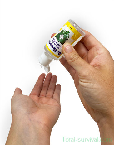 Dr. Brown's Gel désinfectant pour les mains 50 ml, 80% d'alcool, lavender