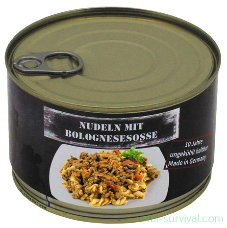 MFH Canned Pasta Bolognese, 400g, emergency food