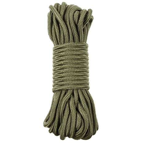 Paracord 5mm green, 15 meter length - Total-Survival