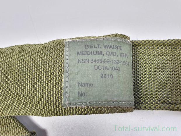 GB Combat belt, 5,8CM, IRR,  vert olive