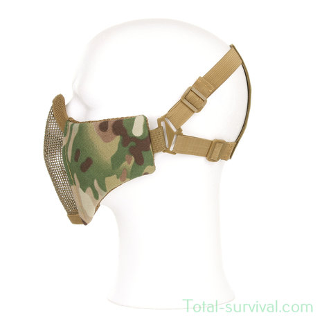 101 Inc Airsoft masque facial nylon / mesh, operation camo