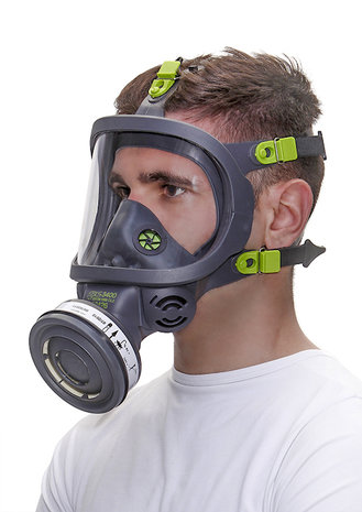 BLS 3150 Full face mask / Gas mask with 40MM EN 148-1 threaded connection