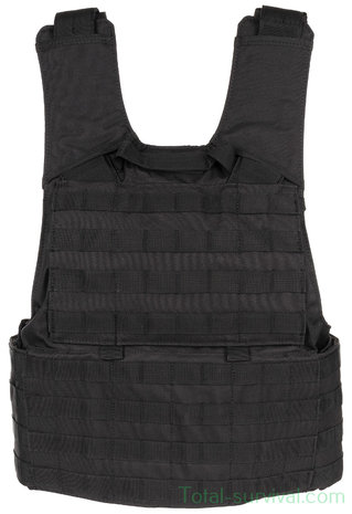 MFH Plate carrier vest "MOLLE II", zwart