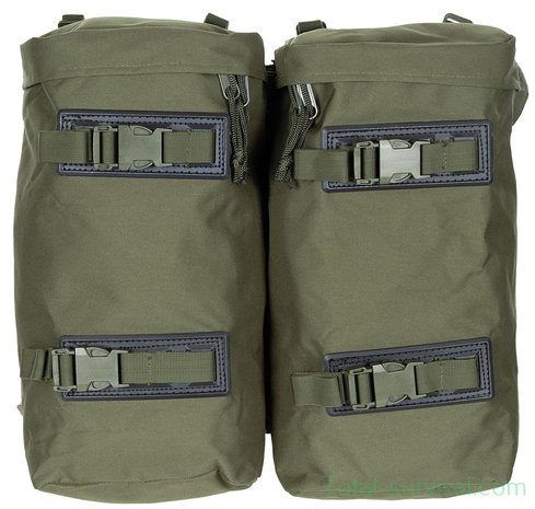 MFH sac à dos trekking "Mountain", 100l, avec sacoches latérales daybag, vert olive