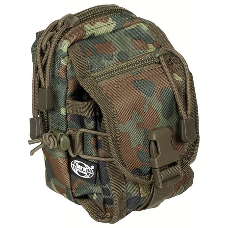 MFH Utility Pouch, "MOLLE", Flecktarn