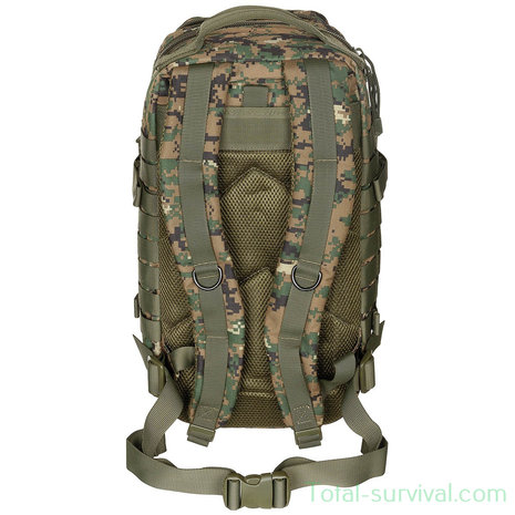 MFH US Backpack 30l, Assault I, Marpat digital woodland