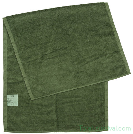 British Army Towel 100x50CM Anti-Microbial, OD Green