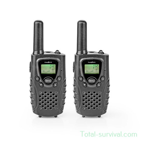 Radio bidirectionnelle de communication Nedis TK0800 PTT / VOX, jusqu'à 8 km
