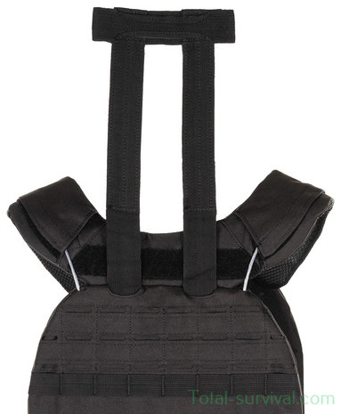 MFH Plate carrier vest "Laser MOLLE", black