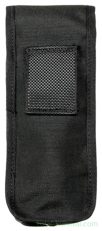 British Police pouch Type II for water bottle with belt attachment, Nylon, Black