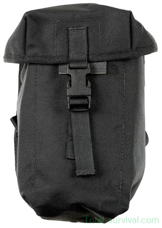 British utility pouch for Crusader canteens, black