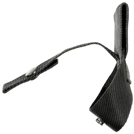 British Police flashlight holder with belt attachment, Nylon, Black