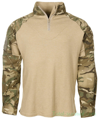 Britse leger Combat Shirt longsleeve, "UBAC", FR, Hot Weather, MTP Multicam