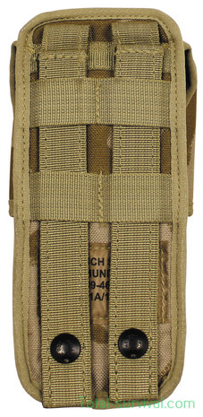 Britse koppeltas MOLLE Ammunition Pouch SA80, Desert DPM