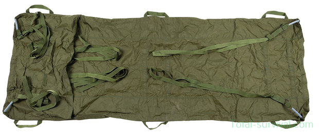 Brancard de sauvetage de l'arm&eacute;e britannique Lightweight, vert olive