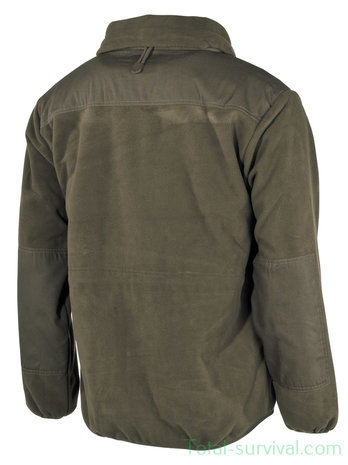 MFH Fleece Jacket, "Alpin", OD green