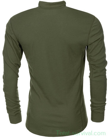 Odlo Thermo-Langarm-Unterhemd, unisex, Midlayer, oliv grün