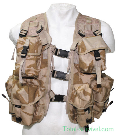 Britse Tactical load carrying vest, Molle, DPM desert