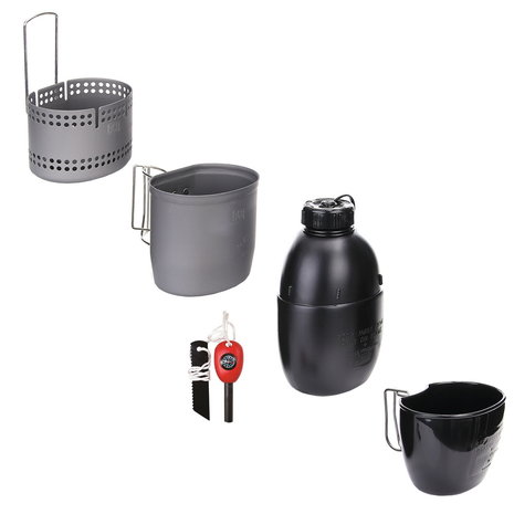 BCB Crusader MKII cooking set, black pouch CN014B