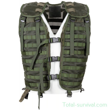 Dutch army load carrying vest, Molle, OD green