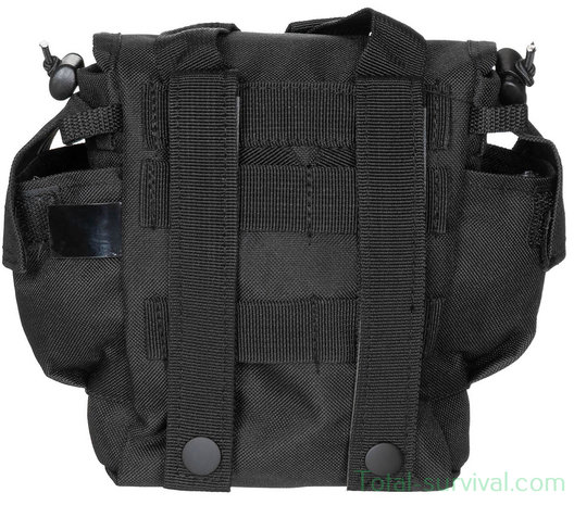 MFH canteen pouch, MOLLE, black