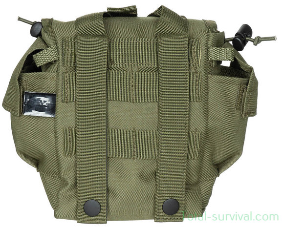 MFH canteen pouch, MOLLE, OD green