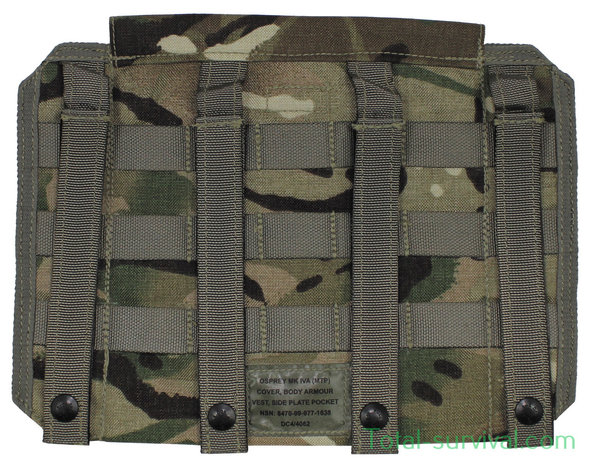 Pochette de plaque latérale Osprey MK4a de l'armée britannique, MTP Multicam