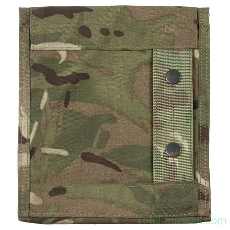British Army side plate carrier / side pouch, Virtus left, MTP multicam