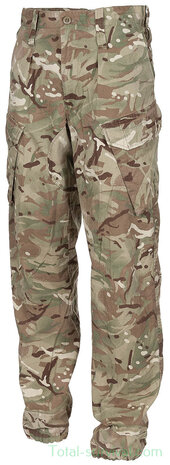 Pantalon de combat BDU de l'armée britannique "Temperate", camouflage MTP