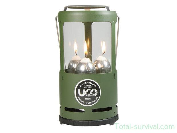 Uco Candlelier 3-Kerze Laterne Grün