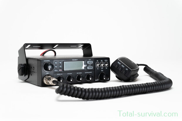 TTI TCB-881N Émetteur-récepteur CB multicanaux AM/FM 12/24 volts