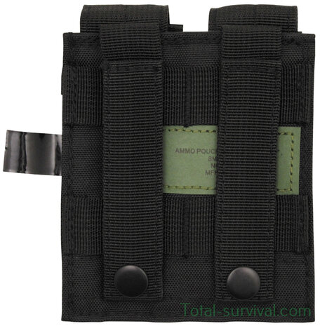 MFH double ammo pouch small, "MOLLE", black